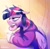 Size: 1265x1248 | Tagged: safe, artist:anticular, twilight sparkle, alicorn, pony, g4, bags under eyes, clothes, crepuscular rays, donut, eating, female, floppy ears, food, frown, hoodie, lidded eyes, mare, messy mane, morning ponies, mug, pajamas, sitting, solo, table, twilight sparkle (alicorn)