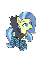 Size: 600x867 | Tagged: safe, artist:icicle-niceicle-1517, artist:kb-gamerartist, color edit, edit, sunshower, bat, pegasus, pony, vampire, g4, cape, clothes, collaboration, colored, costume, fangs, female, flying, halloween, halloween costume, holiday, mare, nightmare night, nightmare night costume, simple background, smiling, smirk, socks, solo, stockings, thigh highs, transparent background
