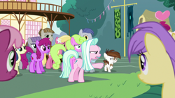 Size: 1920x1080 | Tagged: safe, screencap, berry punch, berry sweet, berryshine, bon bon, cheerilee, daisy, flower wishes, lily, lily valley, maud pie, mudbriar, pipsqueak, silver spoon, slate sentiments, sweetie drops, tender brush, winter lotus, earth pony, pony, g4, the ending of the end, colt, female, friendship student, male, mare, stallion