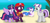 Size: 2340x1080 | Tagged: safe, artist:徐詩珮, fizzlepop berrytwist, tempest shadow, twilight sparkle, twilight velvet, oc, oc:aurora (tempest's mother), alicorn, pony, series:sprglitemplight diary, series:sprglitemplight life jacket days, series:springshadowdrops diary, series:springshadowdrops life jacket days, g4, aid marshall (paw patrol), alternate universe, auroravelvet, canon x oc, chase (paw patrol), clothes, female, infidelity, lesbian, lifejacket, marshall (paw patrol), mother and child, mother and daughter, paw patrol, ship:tempestlight, shipping, twilight sparkle (alicorn)