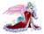 Size: 5700x4355 | Tagged: safe, artist:spiderweber, princess celestia, alicorn, crystal pony, anthro, plantigrade anthro, g4, absurd resolution, alternate hairstyle, barefoot, bathrobe, beautiful, beautisexy, bedroom eyes, breasts, busty princess celestia, cleavage, clothes, elegant, ermine (fur), eye clipping through hair, eyebrows, eyebrows visible through hair, eyelashes, feet, fur trim, hair bun, horn, lips, lipstick, long horn, looking at you, mantle, pink eyes, pinklestia, pose, praise the sun, red lipstick, robe, sash, seductive, seductive look, sexy, solo, spread wings, stupid sexy celestia, sultry pose, wings