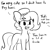 Size: 3000x3000 | Tagged: safe, artist:tjpones, oc, oc only, oc:brownie bun, earth pony, pony, horse wife, cute, earth pony oc, female, high res, horse taxes, mare, monochrome, ocbetes, offscreen character, open mouth, open smile, simple background, smiling, solo, talking, tax evasion, taxes, this will end in jail time, white background
