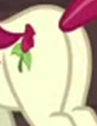 Size: 542x697 | Tagged: safe, screencap, roseluck, earth pony, pony, g4, it isn't the mane thing about you, butt, butt focus, butt only, cropped, female, pictures of butts, plot, rosebutt, solo