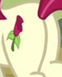 Size: 558x697 | Tagged: safe, screencap, roseluck, earth pony, pony, g4, growing up is hard to do, butt, butt focus, butt only, cropped, female, pictures of butts, plot, rosebutt, solo