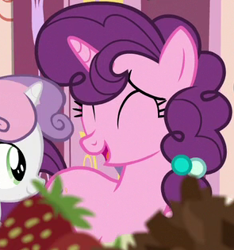Size: 295x315 | Tagged: safe, screencap, sugar belle, sweetie belle, pony, unicorn, g4, the big mac question, cropped, cute, female, filly, mare, sugarbetes