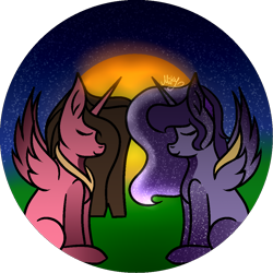 Size: 1000x1000 | Tagged: safe, artist:thecommandermiky, oc, oc only, alicorn, pony, amino, cute, profile picture