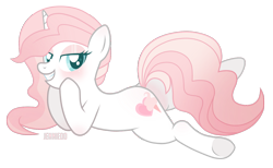 Size: 1200x740 | Tagged: safe, artist:jennieoo, oc, oc only, oc:sweetheart, pony, unicorn, g4, butt, cute, patreon, plot, sexy, show accurate, simple background, solo, sweet, transparent background