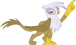 Size: 9867x5891 | Tagged: safe, artist:memnoch, gilda, griffon, g4, female, simple background, solo, transparent background, vector