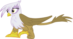Size: 11201x6059 | Tagged: safe, artist:memnoch, gilda, griffon, g4, female, simple background, solo, transparent background, vector