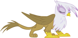 Size: 12195x5934 | Tagged: safe, artist:memnoch, gilda, griffon, g4, female, simple background, solo, transparent background, vector