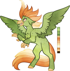 Size: 762x777 | Tagged: safe, artist:velnyx, oc, oc only, oc:siren soiree, classical hippogriff, hippogriff, female, simple background, solo, transparent background