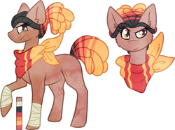 Size: 999x745 | Tagged: safe, artist:velnyx, oc, oc only, oc:cinnamon cinders, earth pony, pony, female, mare, simple background, solo, transparent background