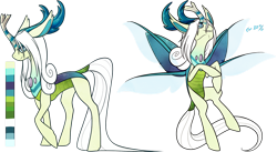 Size: 1280x703 | Tagged: safe, artist:velnyx, oc, oc only, oc:firefly flitter, changedling, changeling, female, simple background, solo, transparent background