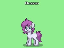 Size: 2048x1536 | Tagged: safe, blossom, pony, mlp fim's tenth anniversary, pony town, g1