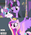 Size: 1024x1142 | Tagged: safe, edit, edited screencap, screencap, princess cadance, princess flurry heart, twilight sparkle, alicorn, pony, a flurry of emotions, g4, alternate hairstyle, aunt and niece, female, in-laws, incest, lesbian, mother and child, mother and daughter, now kiss, princess of shipping, ship:flurrylight, shipping, twilight sparkle (alicorn), twilight's castle