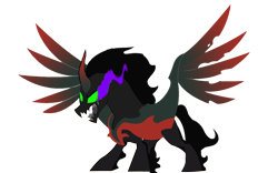 Size: 1280x800 | Tagged: safe, artist:christiannavarro1, king sombra, pony of shadows, g4, fusion, fusion:king sombra, fusion:pony of shadows, shadow lord sombra, simple background, transparent background