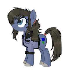 Size: 2920x2960 | Tagged: safe, artist:mint-light, artist:thieeur-nawng, oc, oc only, earth pony, pony, base used, clothes, colored hooves, earth pony oc, high res, simple background, smiling, solo, transparent background