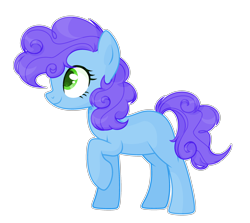 Size: 2824x2520 | Tagged: safe, artist:mint-light, artist:thieeur-nawng, oc, oc only, earth pony, pony, base used, earth pony oc, high res, raised hoof, simple background, smiling, solo, transparent background