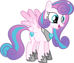 Size: 6634x5700 | Tagged: safe, artist:shootingstarsentry, princess flurry heart, alicorn, pony, g4, absurd resolution, armor, cutie mark, female, mare, older, older flurry heart, simple background, solo, transparent background