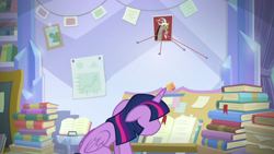 Size: 1920x1080 | Tagged: safe, screencap, discord, twilight sparkle, alicorn, draconequus, the ending of the end, book, floppy ears, twilight sparkle (alicorn)