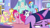 Size: 1920x1080 | Tagged: safe, screencap, applejack, fluttershy, pinkie pie, rainbow dash, rarity, spike, twilight sparkle, alicorn, earth pony, pegasus, pony, g4, the ending of the end, book, floppy ears, mane seven, mane six, twilight sparkle (alicorn)
