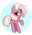 Size: 1765x1917 | Tagged: safe, artist:kindakismet, fuchsia frost, earth pony, pony, g4, abstract background, background pony, circle background, cute, female, friendship student, mare, raised hoof, solo