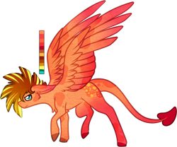 Size: 926x771 | Tagged: safe, artist:velnyx, oc, oc only, oc:sky chaser, pegasus, pony, augmented tail, male, solo, stallion