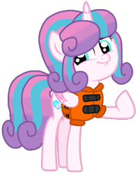 Size: 804x1019 | Tagged: safe, artist:徐詩珮, princess flurry heart, alicorn, pony, bubbleverse, series:sprglitemplight diary, series:sprglitemplight life jacket days, series:springshadowdrops diary, series:springshadowdrops life jacket days, g4, alternate universe, base used, clothes, female, next generation, older, older flurry heart, simple background, teenage flurry heart, teenager, transparent background