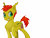 Size: 3415x2601 | Tagged: safe, alternate version, artist:xbi, oc, oc only, oc:alkarasu, bat pony, pony, high res, looking back, simple background, solo, transparent background