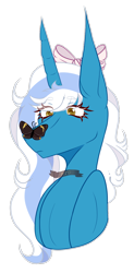 Size: 658x1342 | Tagged: safe, artist:yo-yagu, oc, oc only, oc:fleurbelle, alicorn, butterfly, pony, alicorn oc, bow, butterfly on nose, female, hair bow, horn, insect on nose, mare, simple background, solo, transparent background, wings, yellow eyes