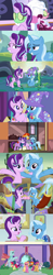 Size: 1280x6480 | Tagged: safe, edit, edited screencap, screencap, apple bloom, luster dawn, maud pie, ocellus, scootaloo, starlight glimmer, sunburst, sweetie belle, trixie, twilight sparkle, alicorn, pony, mlp fim's tenth anniversary, a horse shoe-in, celestial advice, g4, my little pony best gift ever, no second prances, road to friendship, the last problem, to where and back again, uncommon bond, friendship, hammock, happy birthday mlp:fim, lyrics in the description, older, older apple bloom, older scootaloo, older starlight glimmer, older sweetie belle, older trixie, older twilight, older twilight sparkle (alicorn), princess twilight 2.0, then and now, trixie's wagon, twilight sparkle (alicorn), we're friendship bound, youtube link