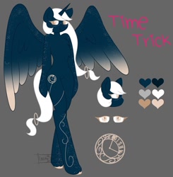 Size: 1024x1046 | Tagged: safe, artist:lolitablue, oc, oc only, alicorn, semi-anthro, alicorn oc, arm hooves, bust, constellation, female, horn, solo, wings