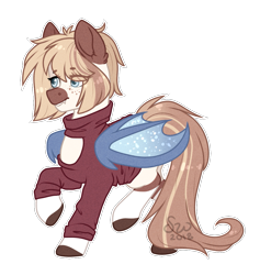 Size: 1005x1059 | Tagged: safe, artist:silentwolf-oficial, oc, oc only, bat pony, pony, bat pony oc, bat wings, clothes, colored hooves, raised hoof, signature, simple background, solo, transparent background, wings