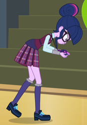Size: 538x770 | Tagged: safe, screencap, sci-twi, twilight sparkle, equestria girls, g4, my little pony equestria girls: friendship games, cropped, magic capture device, solo