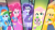 Size: 1920x1080 | Tagged: safe, screencap, applejack, bright idea, fluttershy, indigo zap, pinkie pie, rainbow dash, rarity, sour sweet, spike, spike the regular dog, dog, equestria girls, g4, my little pony equestria girls: friendship games, aura, female, humane five, male, paws