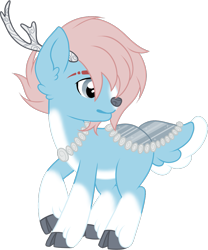 Size: 929x1117 | Tagged: safe, artist:mourningfog, oc, oc only, original species, pond pony, pony, closed species, simple background, solo, transparent background