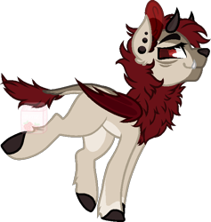 Size: 608x642 | Tagged: safe, artist:mourningfog, oc, oc only, pony, chest fluff, simple background, solo, transparent background