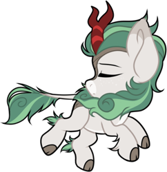Size: 510x527 | Tagged: safe, artist:mourningfog, oc, oc only, kirin, pony, simple background, solo, transparent background