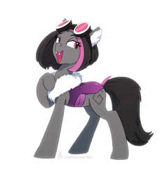 Size: 855x900 | Tagged: safe, artist:carnifex, oc, oc:mimicry, pony, purple changeling