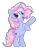 Size: 2169x2793 | Tagged: safe, artist:mint-light, artist:thieeur-nawng, oc, oc only, oc:sweet party, pony, unicorn, base used, high res, horn, open mouth, simple background, solo, transparent background, underhoof, unicorn oc