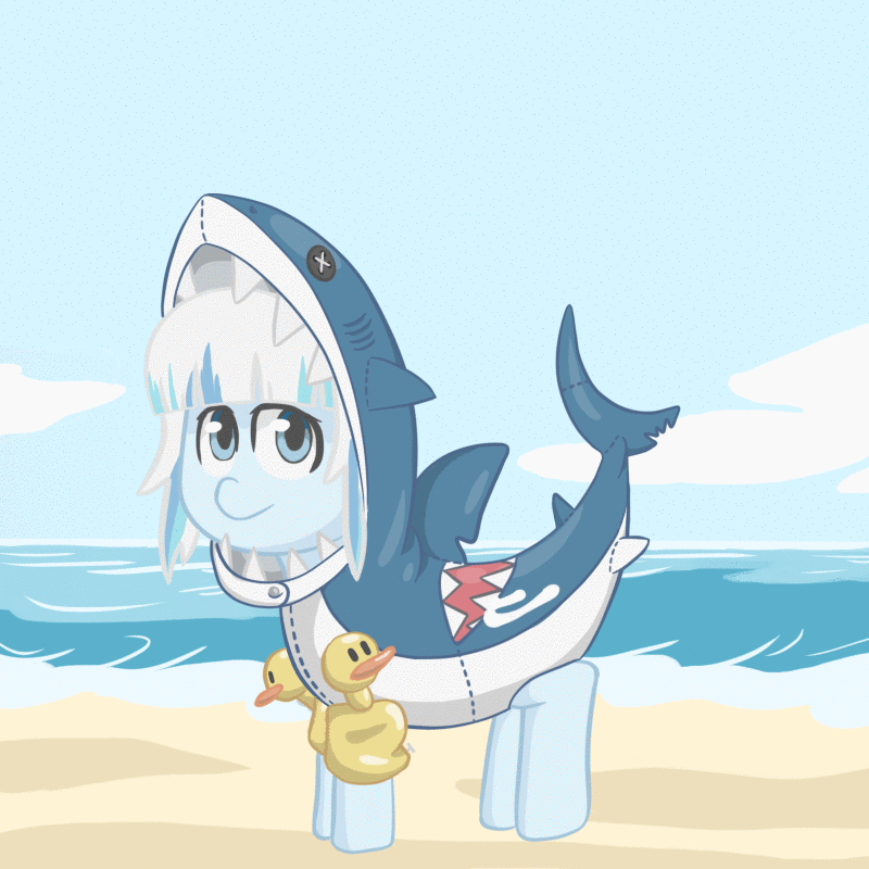 2470487 safe, artistshrimpshogun, original species, pony, shark