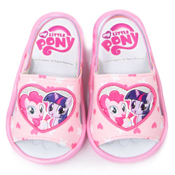 Size: 640x640 | Tagged: safe, pinkie pie, twilight sparkle, g4, clothes, merchandise, slippers