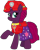 Size: 826x1030 | Tagged: safe, artist:徐詩珮, fizzlepop berrytwist, tempest shadow, pony, series:sprglitemplight diary, series:sprglitemplight life jacket days, series:springshadowdrops diary, series:springshadowdrops life jacket days, g4, alternate universe, clothes, female, i can't believe it's not ejlightning007arts, marshall (paw patrol), paw patrol, simple background, solo, transparent background