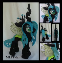 Size: 1868x1892 | Tagged: safe, artist:calusariac, queen chrysalis, changeling, g4, irl, photo, plushie, solo