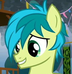 Size: 739x763 | Tagged: safe, screencap, sandbar, earth pony, pony, g4, the ending of the end, cropped, solo