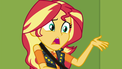 Size: 1920x1080 | Tagged: safe, screencap, sunset shimmer, equestria girls, equestria girls specials, g4, my little pony equestria girls: better together, my little pony equestria girls: forgotten friendship, geode of empathy, magical geodes, solo
