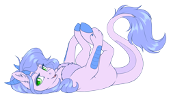 Size: 2337x1509 | Tagged: safe, artist:silkensaddle, oc, oc only, draconequus, hybrid, pony, chest fluff, colored, looking at you, simple background, solo, transparent background