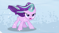Size: 1920x1080 | Tagged: safe, screencap, starlight glimmer, pony, unicorn, g4, the ending of the end, angry, magic, solo