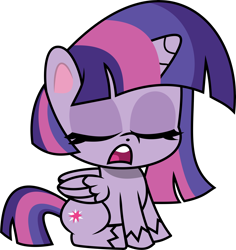 Size: 7398x7846 | Tagged: safe, artist:starcollider, twilight sparkle, alicorn, pony, g4.5, my little pony: pony life, zound off, .svg available, absurd resolution, eyes closed, female, mare, open mouth, pony life accurate, show accurate, simple background, solo, transparent background, twilight sparkle (alicorn), vector