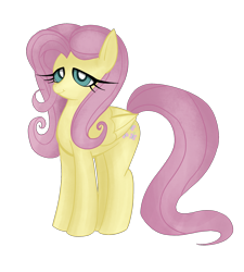 Size: 1704x1890 | Tagged: safe, alternate version, artist:insomniaqueen, fluttershy, pegasus, pony, g4, background removed, eyelashes, female, mare, simple background, solo, transparent background